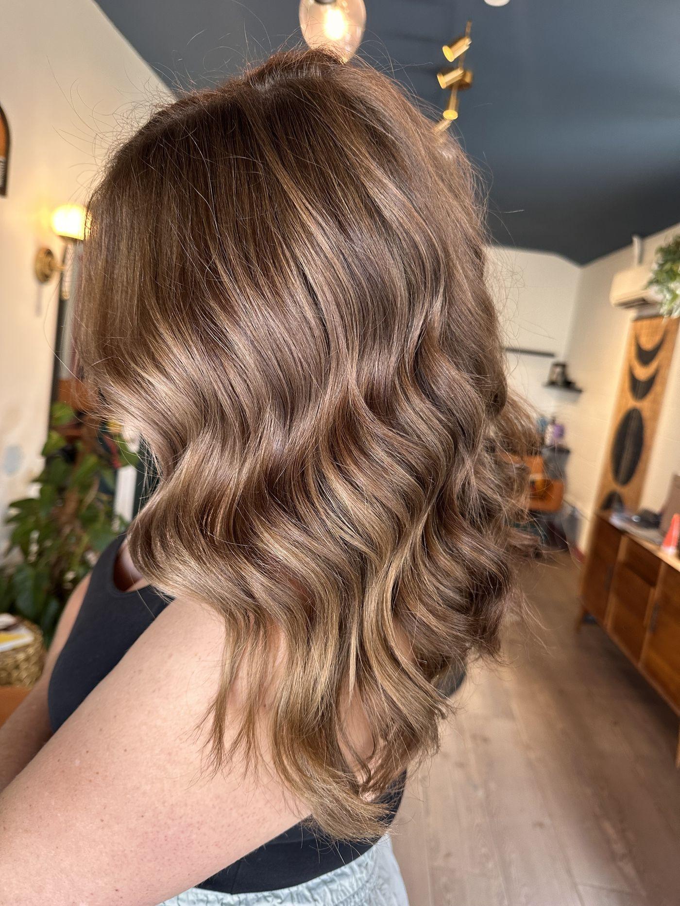 Colour work by Carly at Canvas Hair Salon